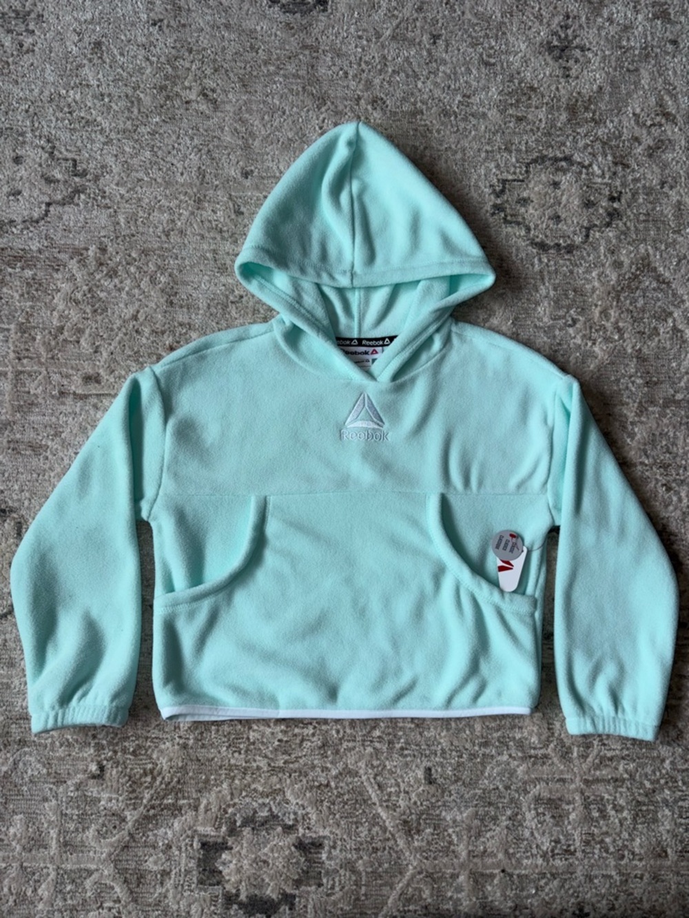 Reebok Pastel Mint Pullover Hoodie